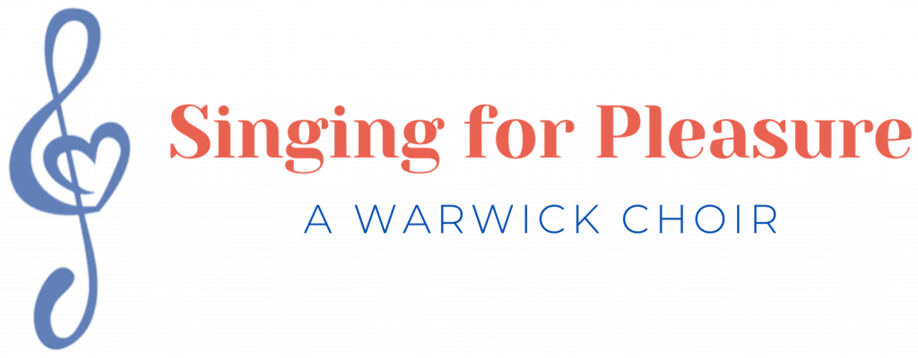 singing for pleasure a warwick choir logo